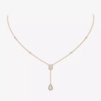 [Loco ]Gold Diamond Tie Necklace