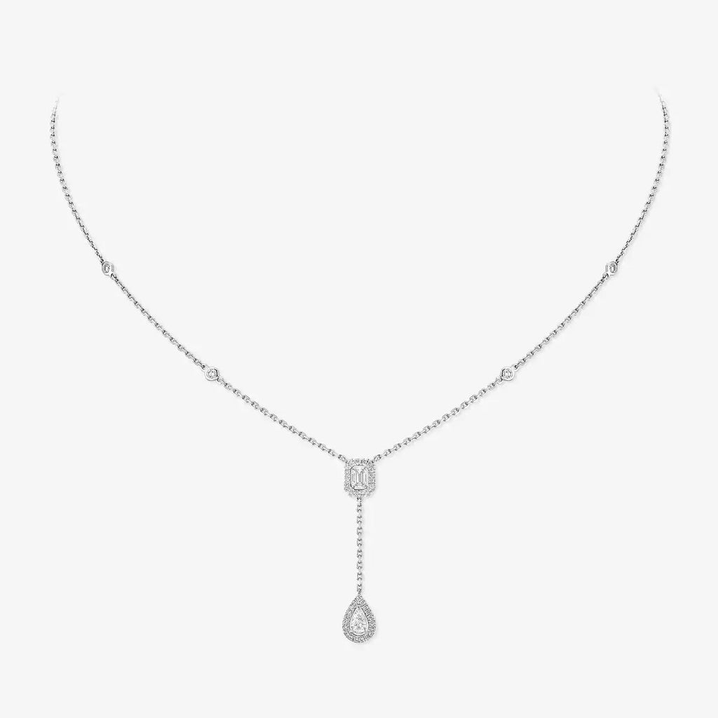 [Loco ]Gold Diamond Tie Necklace