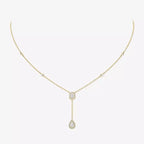 [Loco ]Gold Diamond Tie Necklace