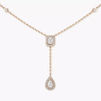 [Loco ]Gold Diamond Tie Necklace