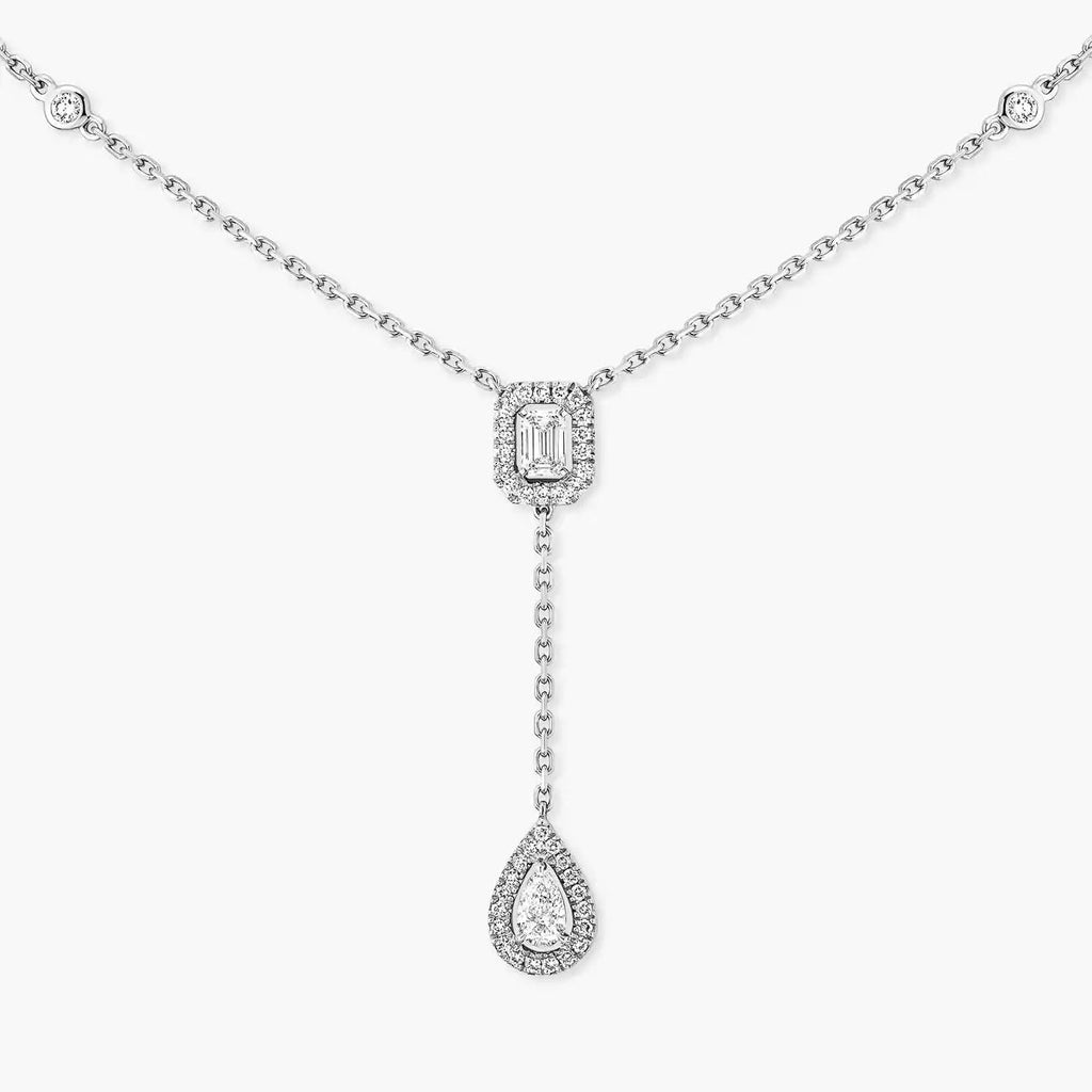 [Loco ]Gold Diamond Tie Necklace