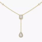 [Loco ]Gold Diamond Tie Necklace