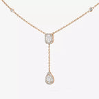 [Loco ]Gold Diamond Tie Necklace