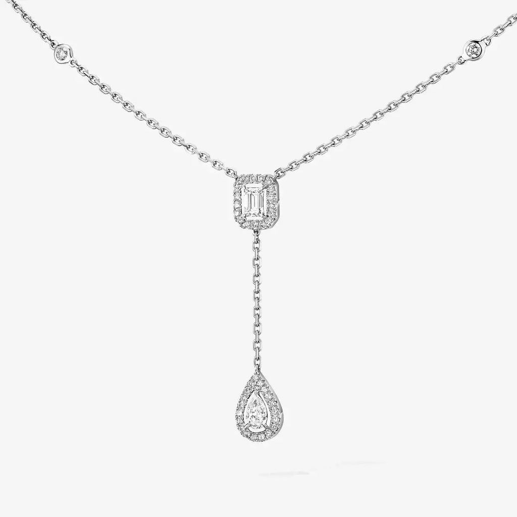 [Loco ]Gold Diamond Tie Necklace