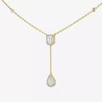 [Loco ]Gold Diamond Tie Necklace