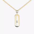 [Loco ] Move Uno Gold Diamond Long Necklace