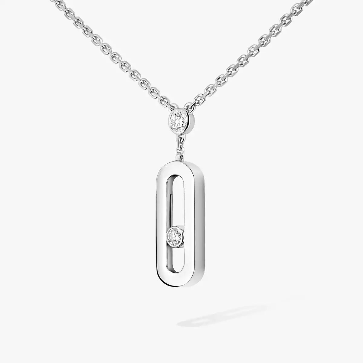 [Loco ] Move Uno Gold Diamond Long Necklace