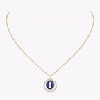 [Loco jewelrys]Lucky Move Diamond Necklace in Rose Gold and White Mother-of-Pearl