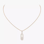 [Loco ]Move Uno Diamond Necklace in Rose Gold