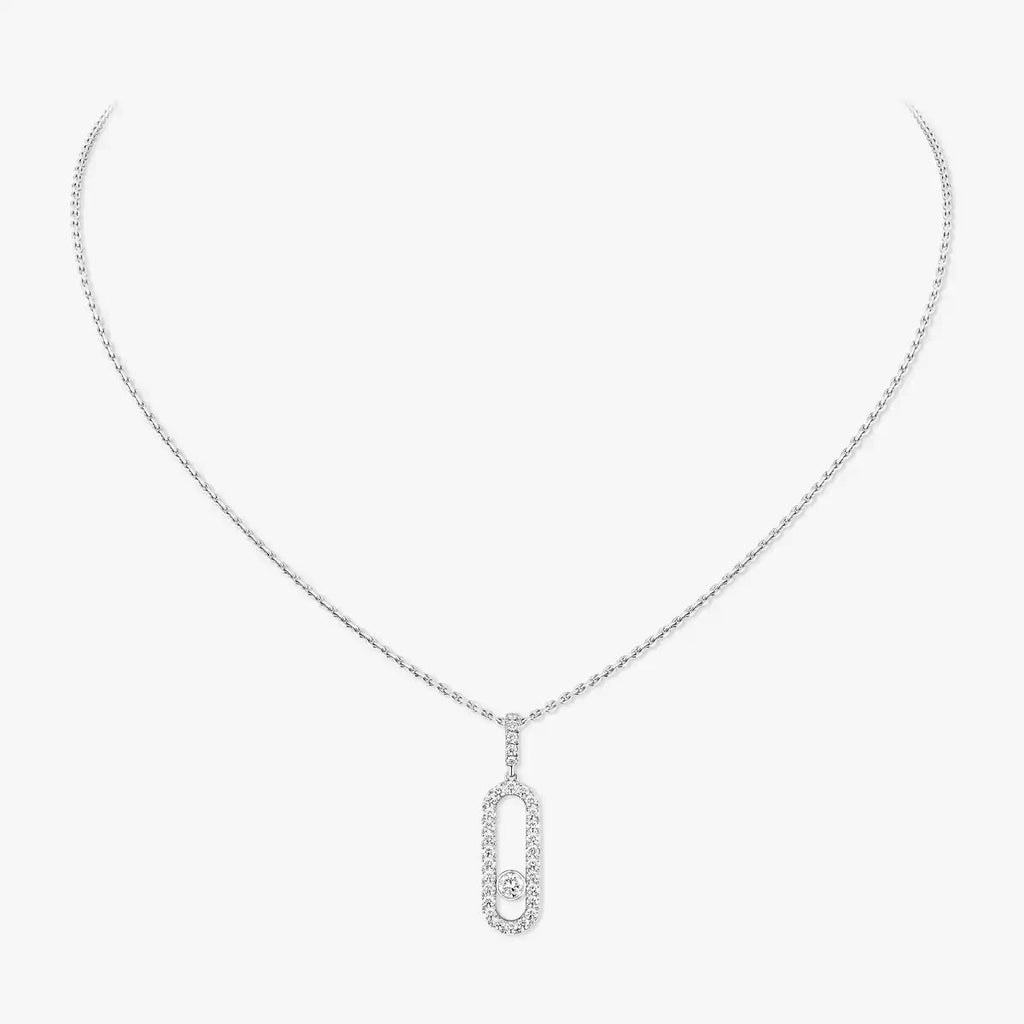 [Loco ]Move Uno Diamond Necklace in Rose Gold