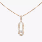 [Loco ]Move Uno Diamond Necklace in Rose Gold