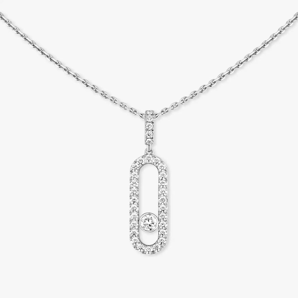 [Loco ]Move Uno Diamond Necklace in Rose Gold