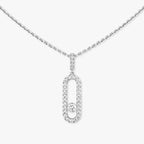 [Loco ]Move Uno Diamond Necklace in Rose Gold