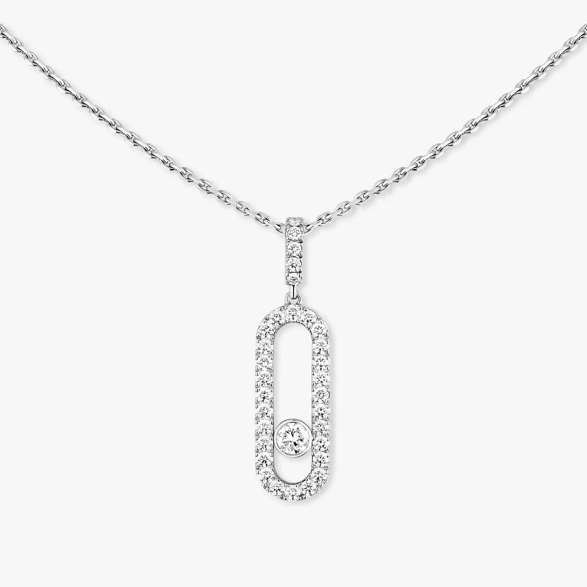 [Loco ]Move Uno Diamond Necklace in Rose Gold