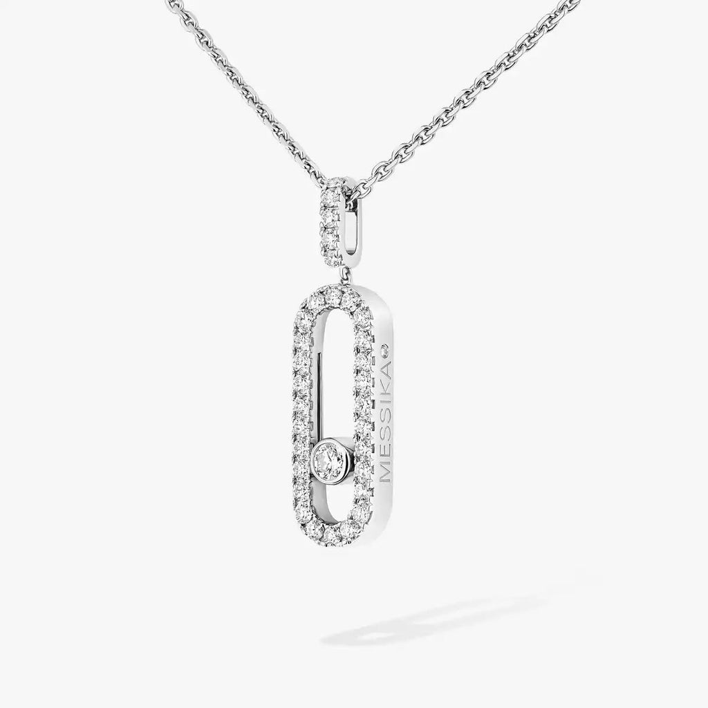 [Loco ]Move Uno Diamond Necklace in Rose Gold