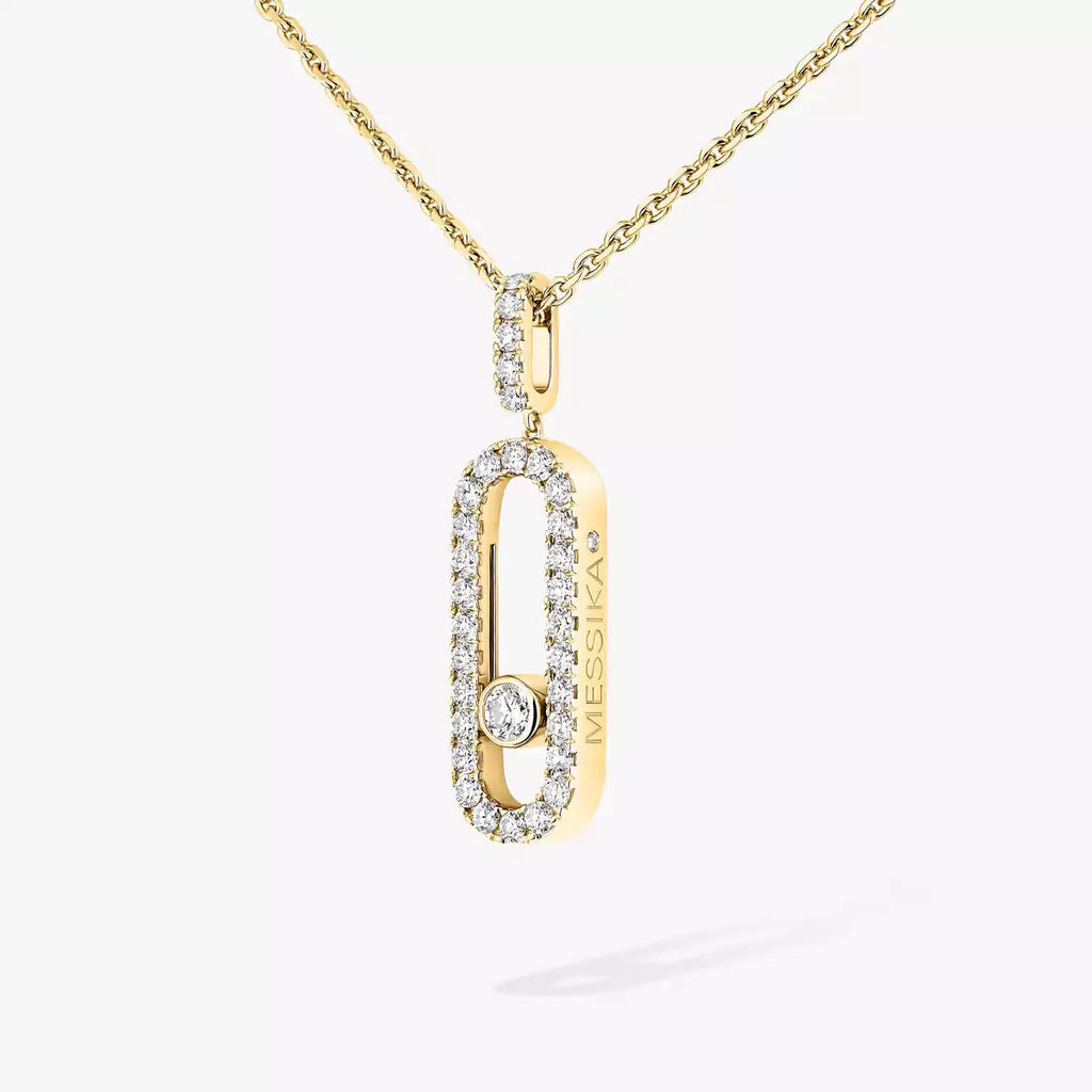 [Loco ]Move Uno Diamond Necklace in Rose Gold