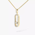 [Loco ]Move Uno Diamond Necklace in Rose Gold
