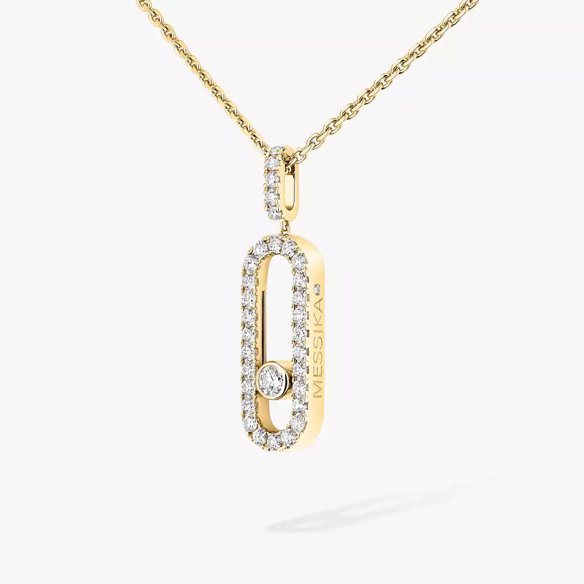 [Loco ]Move Uno Diamond Necklace in Rose Gold