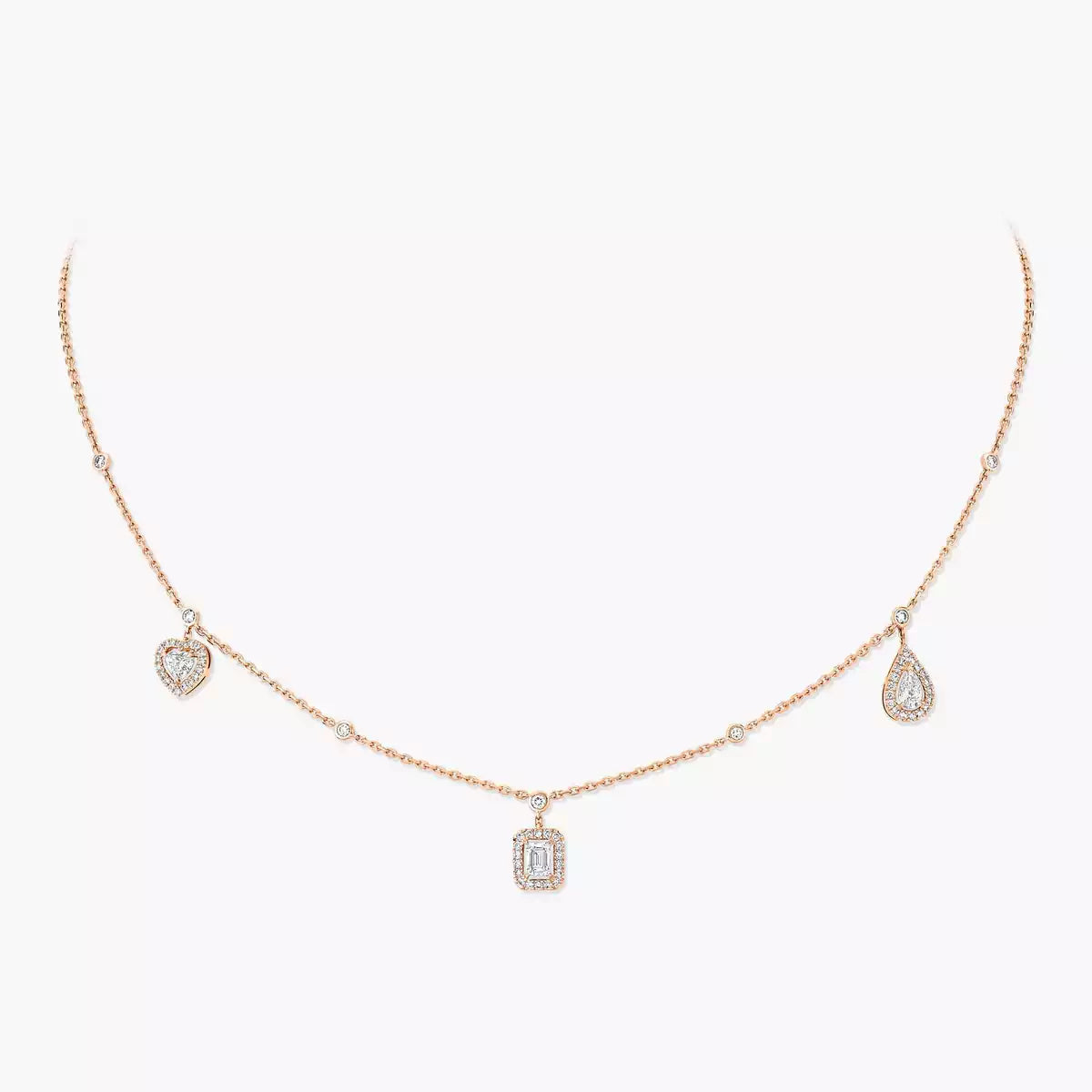 [Loco ]My Twin Diamond Necklace in Silver