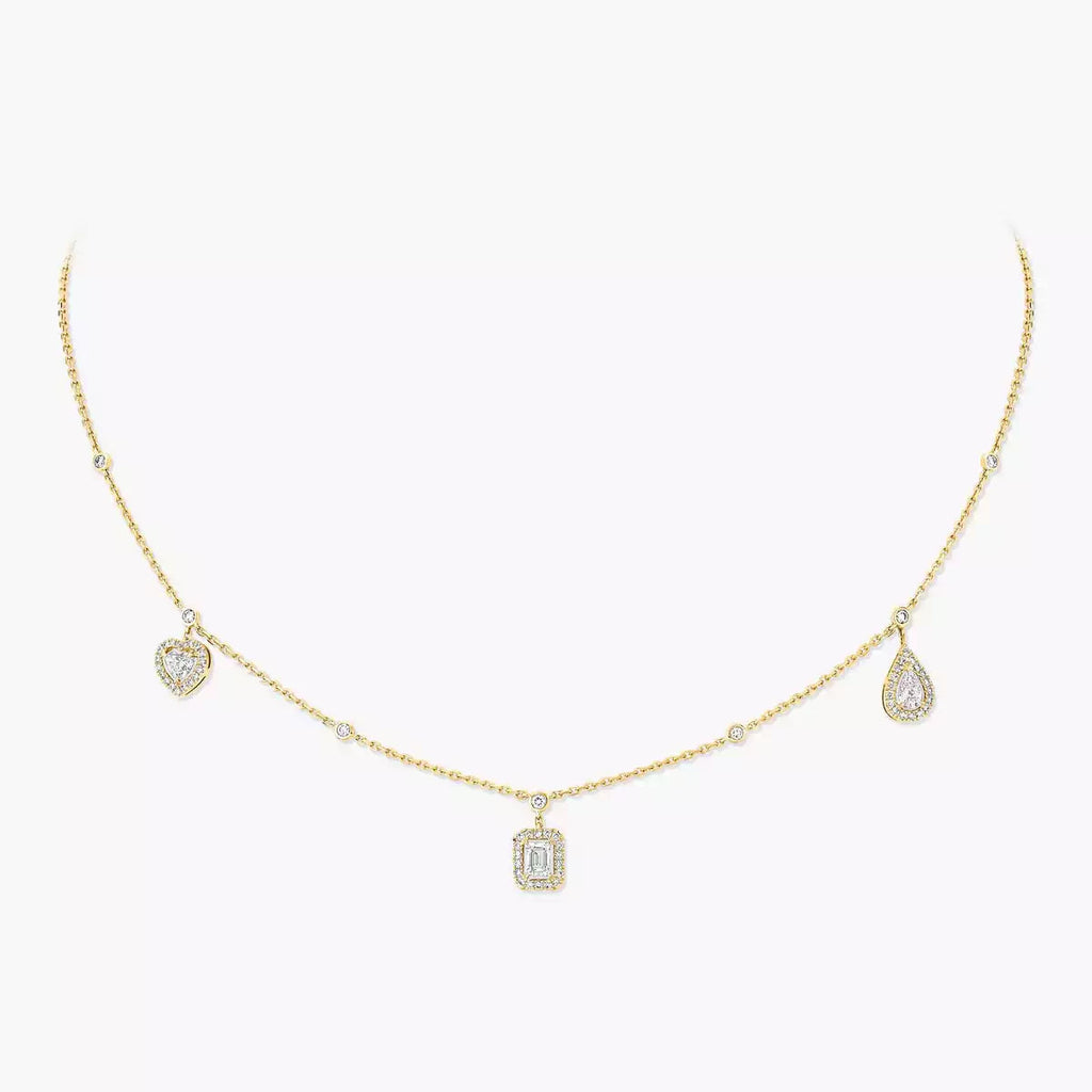 [Loco ]My Twin Diamond Necklace in Silver