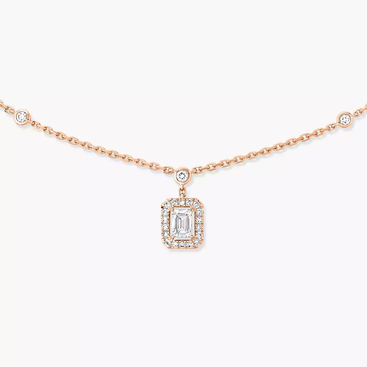[Loco ]My Twin Diamond Necklace in Silver