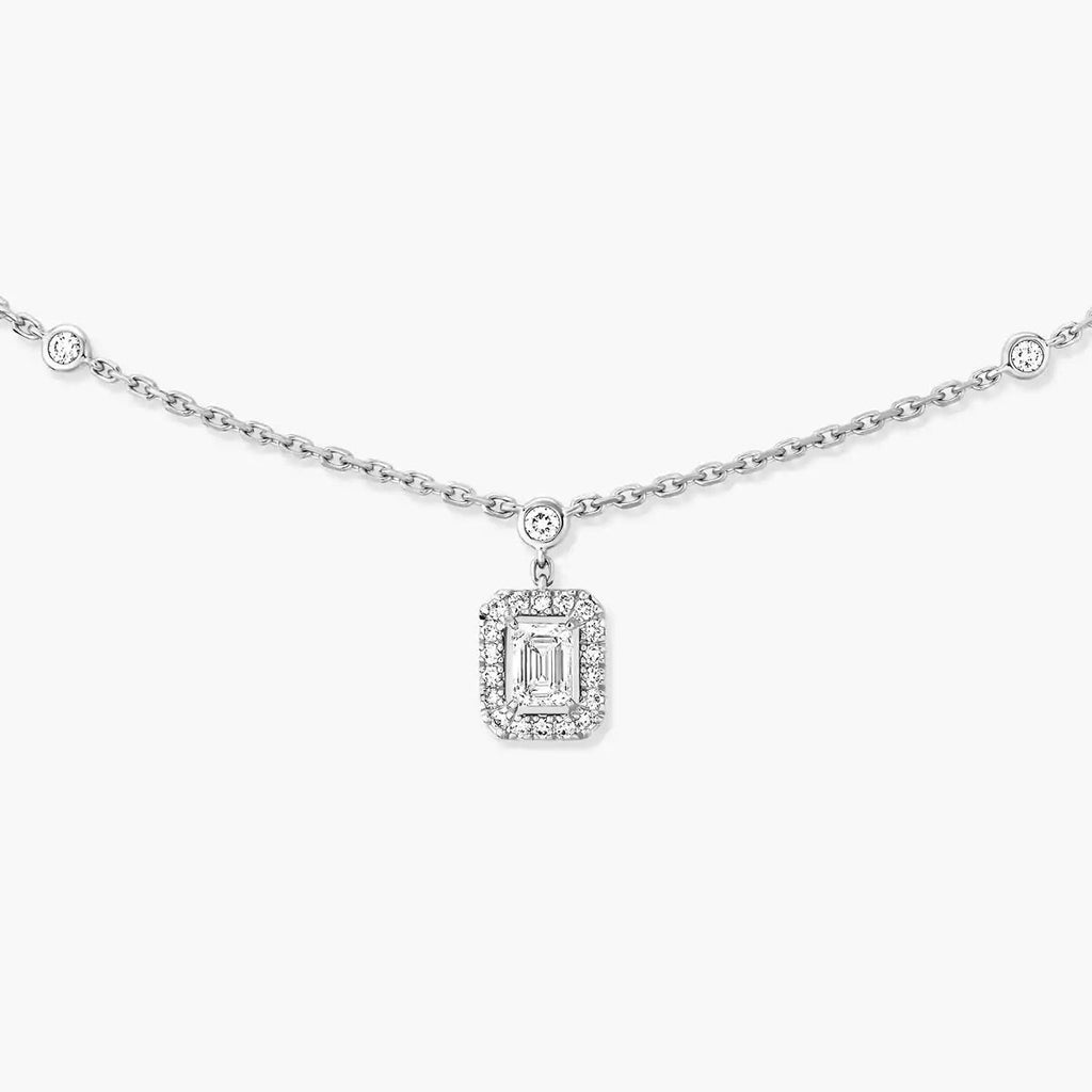 [Loco ]My Twin Diamond Necklace in Silver