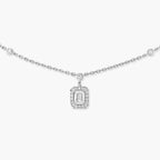 [Loco ]My Twin Diamond Necklace in Silver