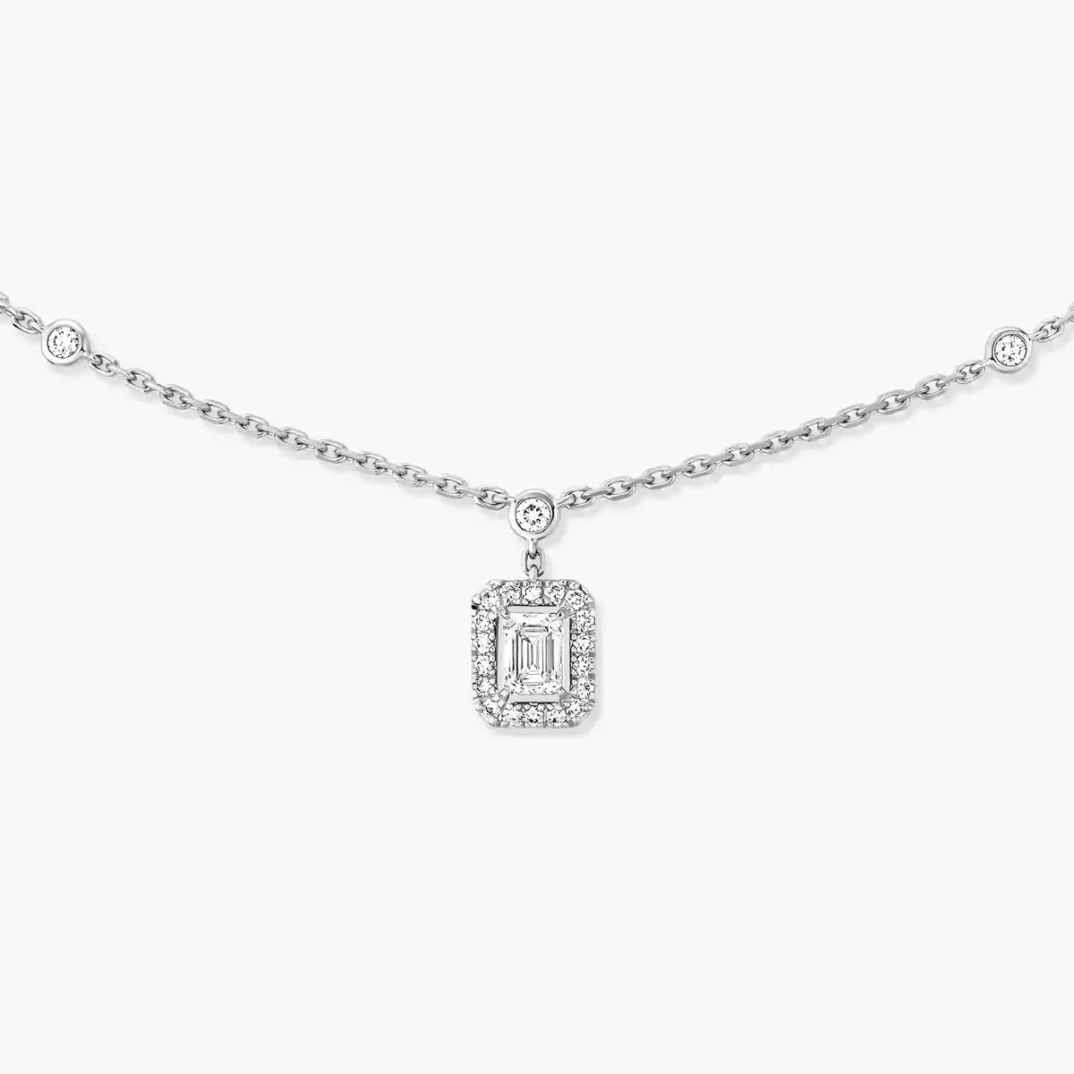 [Loco ]My Twin Diamond Necklace in Silver