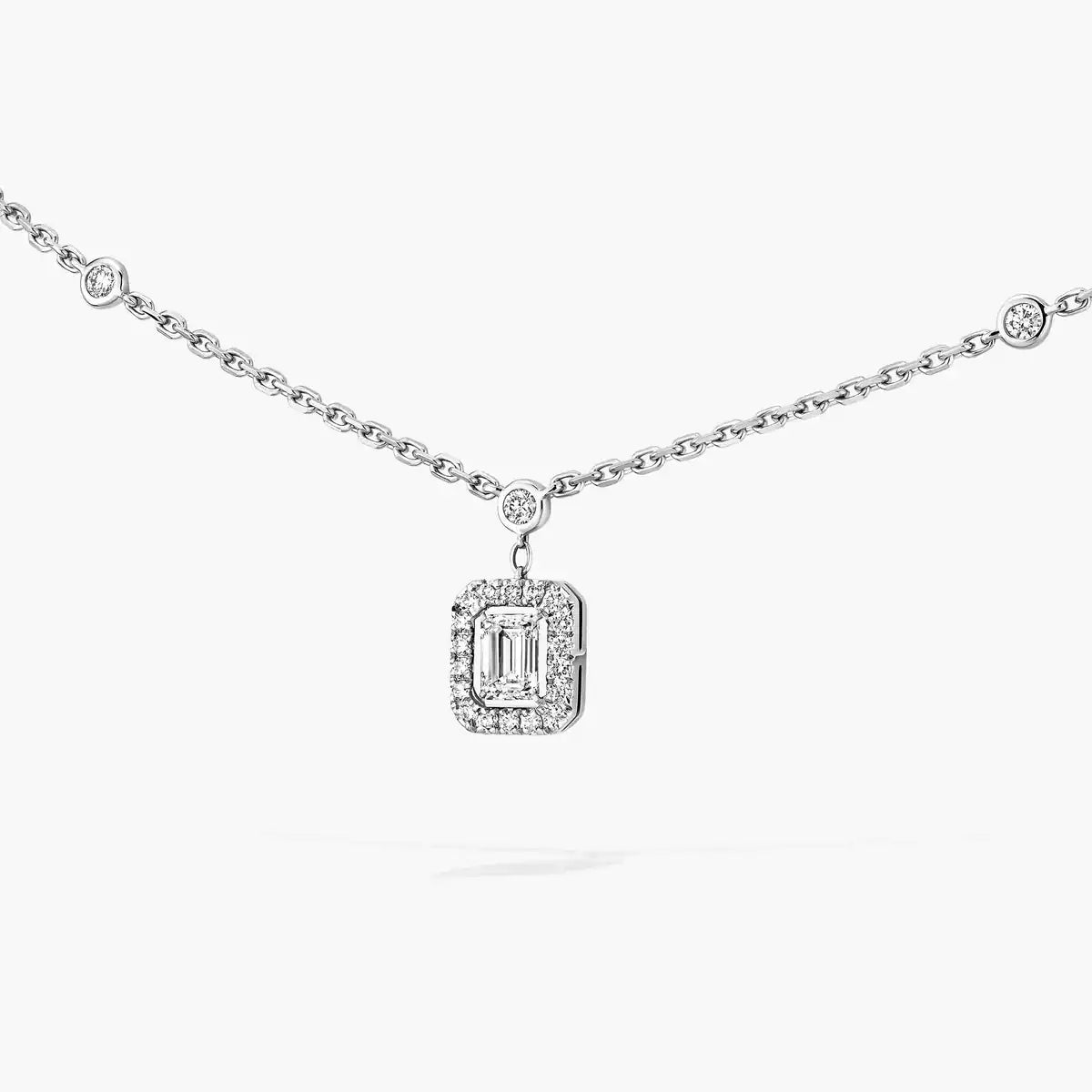 [Loco ]My Twin Diamond Necklace in Silver