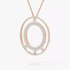 [Loco ]Move Romane Long Pave_-Set Diamond Necklace