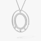 [Loco ]Move Romane Long Pave_-Set Diamond Necklace