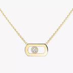 [Loco ]So Move Diamond Necklace in Gold