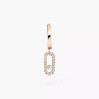 [Loco ]Move Uno Single Diamond Hoop Earring