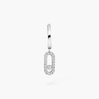 [Loco ]Move Uno Single Diamond Hoop Earring
