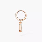 [Loco ]Move Uno Single Diamond Hoop Earring