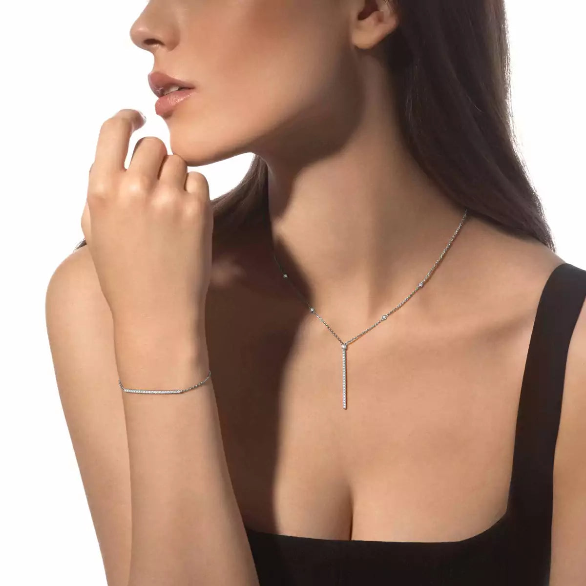 [Loco ]Diamond Thin Bangle 0.15ct My Twin Toi & Moi