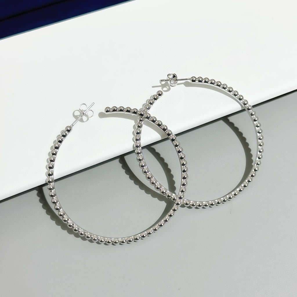 [Loco JURI] SMOOTH BEAD STUD EARRINGS