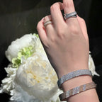 [Loco JURI]  FIVE-ROW DIAMOND BRACELET