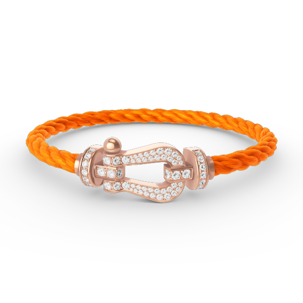 ¡®Loco¡¯FORCE LARGE HORSESHOE FULL DIAMOND BRACELET ROSE GOLD