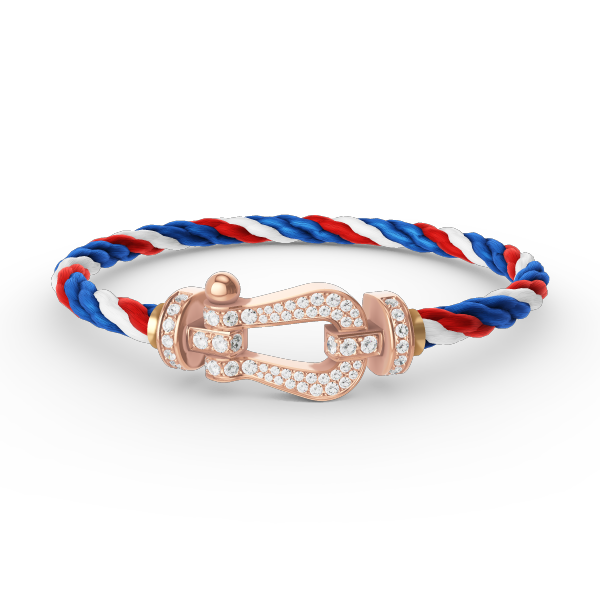 ¡®Loco¡¯FORCE LARGE HORSESHOE FULL DIAMOND BRACELET ROSE GOLD