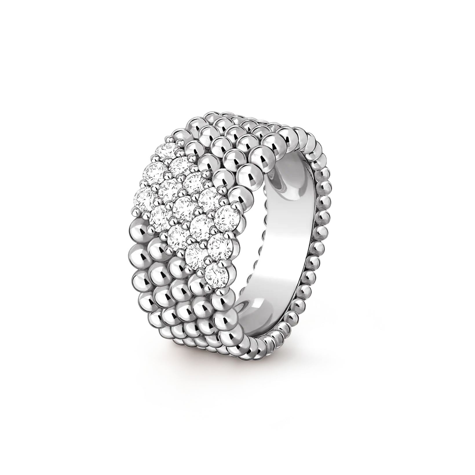 [Loco ]  PERLEE DIAMOND RING, 5ロウ ダイヤモンド-セット デザイン