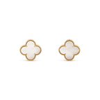 ¡®Loco¡¯CLOVER MINI GOLD EARRINGS