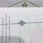 ¡®Loco¡¯CLOVER  SINGLE FLOWER BRACELET SILVER