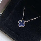 ¡®Loco¡¯CLOVER 15MM PIETERSITE NECKLACE SILVER
