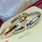 ¡®Loco¡¯PANTHERE SILVER OPEN BRACELET